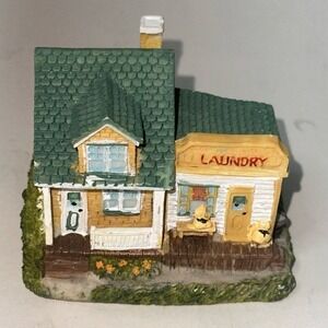 Liberty Falls Laundry AH93 Americana Collection Miniature Village House 1995